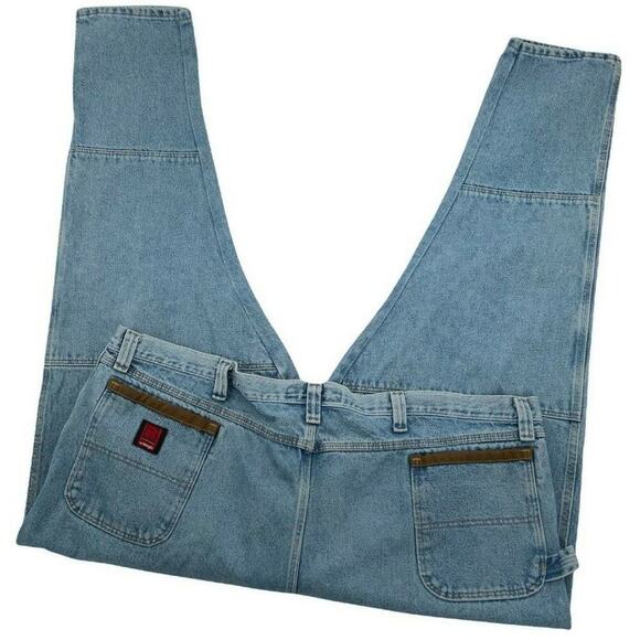 Riggs By Wrangler Carpenter Workwear Jeans Mens Size 52X32 Vintage Relaxed Fit - Picture 8 of 11